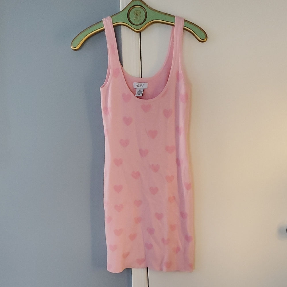 Just Polly New York Pink Heart Dress